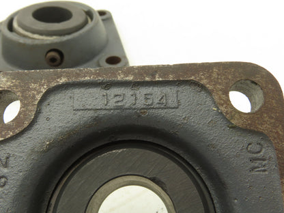 Metcar 12164 4-Bolt Flange Block Graphite Bearing 1-3/16" Bore Lot of 4