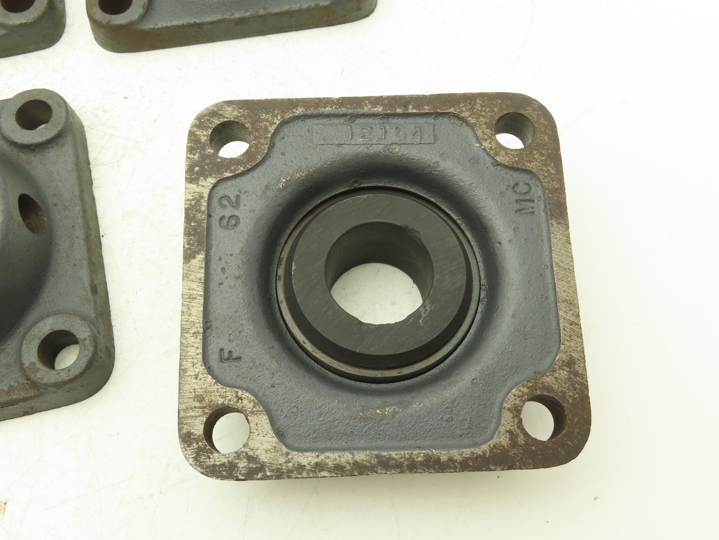 Metcar 12164 4-Bolt Flange Block Graphite Bearing 1-3/16" Bore Lot of 4
