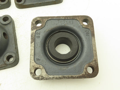 Metcar 12164 4-Bolt Flange Block Graphite Bearing 1-3/16" Bore Lot of 4