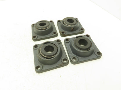 Metcar 12164 4-Bolt Flange Block Graphite Bearing 1-3/16" Bore Lot of 4