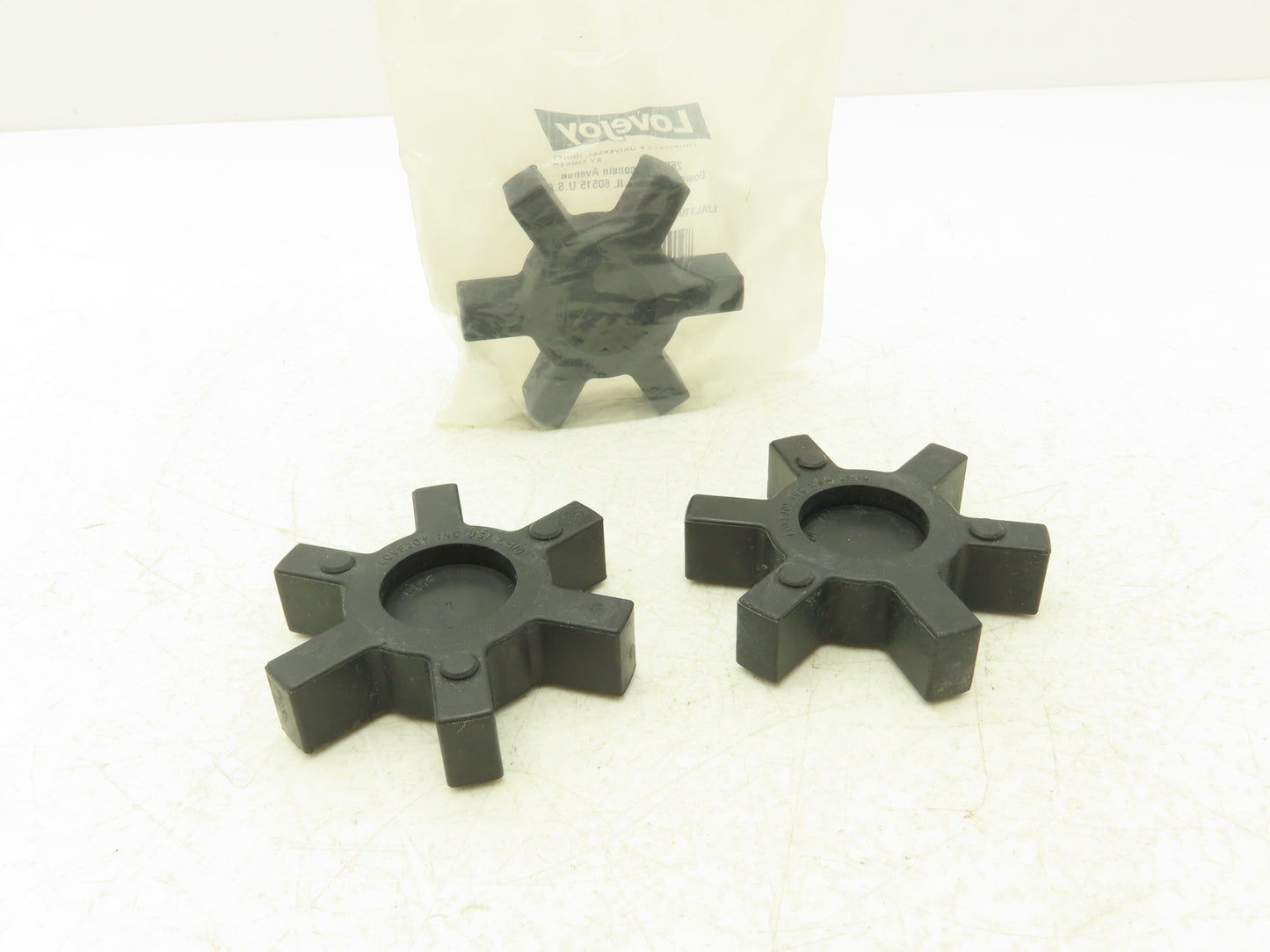 Lovejoy L/AL110 SOX Jaw Coupling Spider Closed Center Straight Jaw Lot of 3