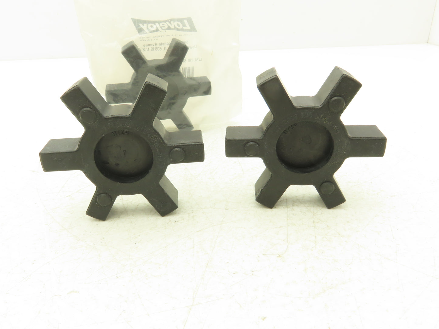 Lovejoy L/AL110 SOX Jaw Coupling Spider Closed Center Straight Jaw Lot of 3