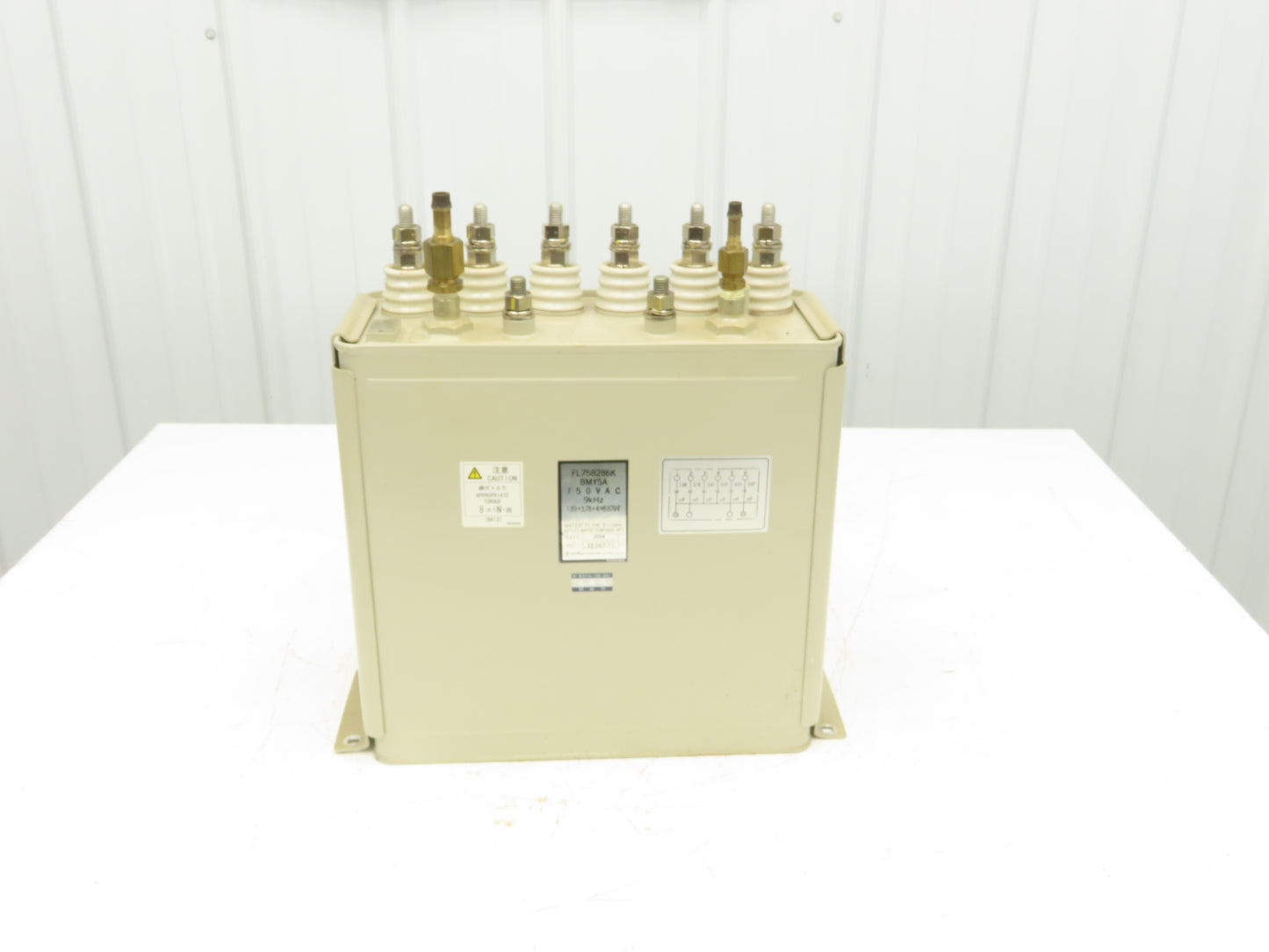 Shizuki Electric FL75B286K BMY5A Water Cooled Power Capacitor 750V 9kHz