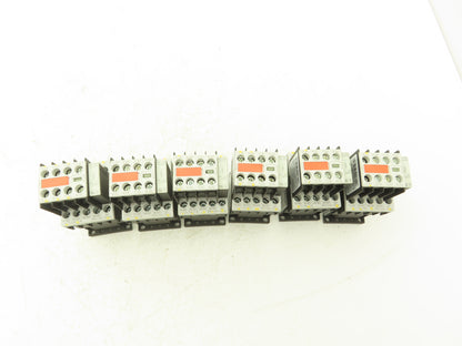 Siemens 3RH1244-1BB40 SIRIUS Contactor Relay 4NO + 4NC 24VDC Coil Lot of 6