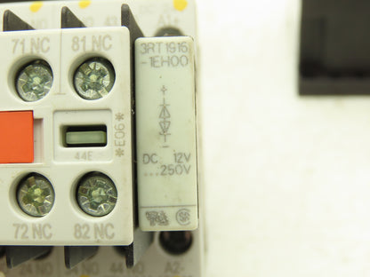 Siemens 3RH1244-1BB40 SIRIUS Contactor Relay 4NO + 4NC 24VDC Coil Lot of 6