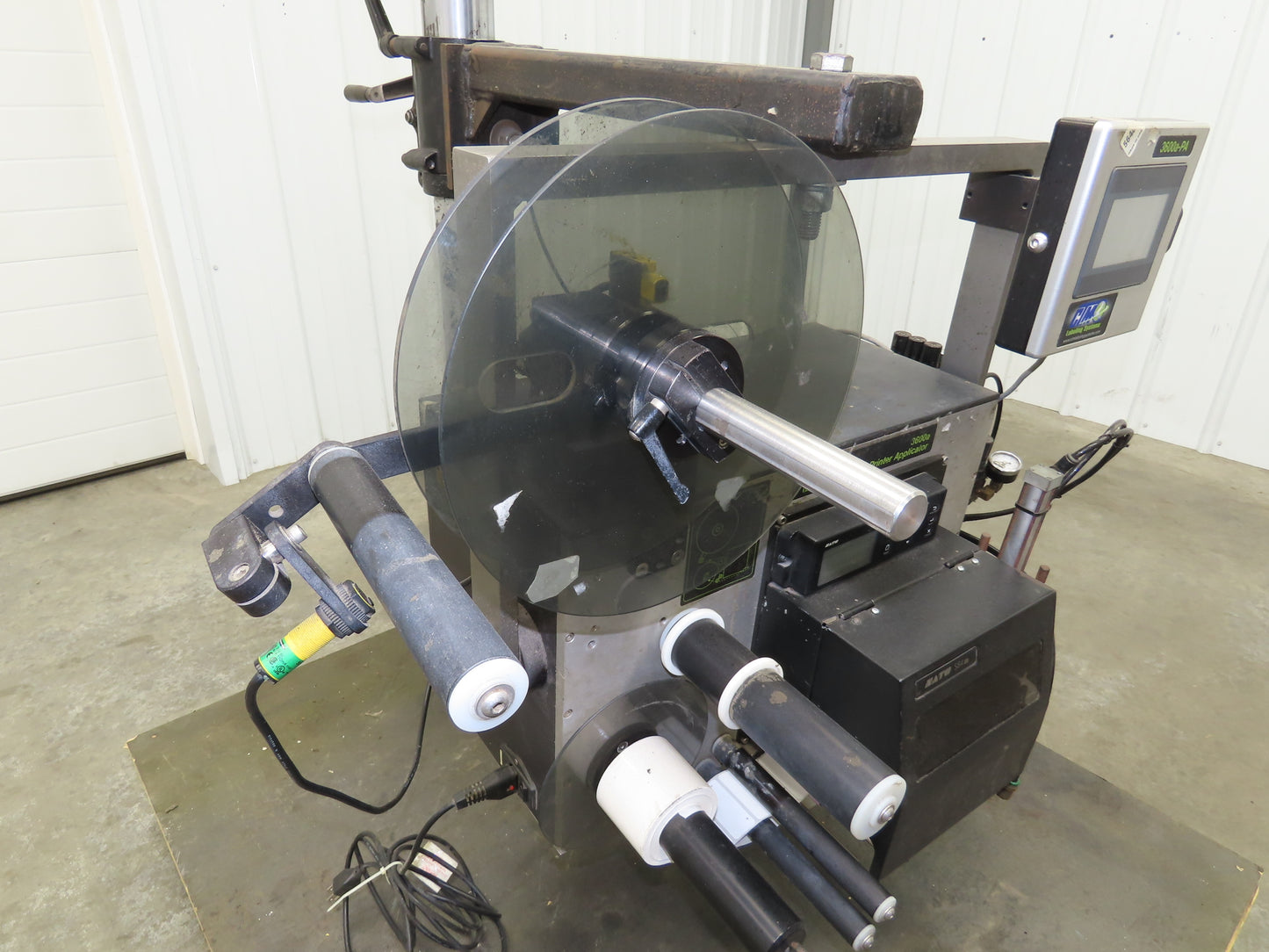 CTM 3600A-S84-EX High Speed Label Applicator SATO Thermal Printer 5" Width