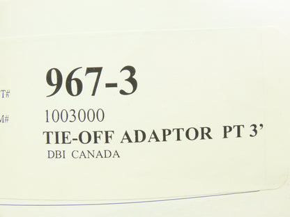 DBI Sala 1003000 Web Tie-Off Adaptor Cross Arm Strap D-Rings 3'L  Lot of 3