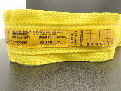 DBI Sala 1003000 Web Tie-Off Adaptor Cross Arm Strap D-Rings 3'L  Lot of 3