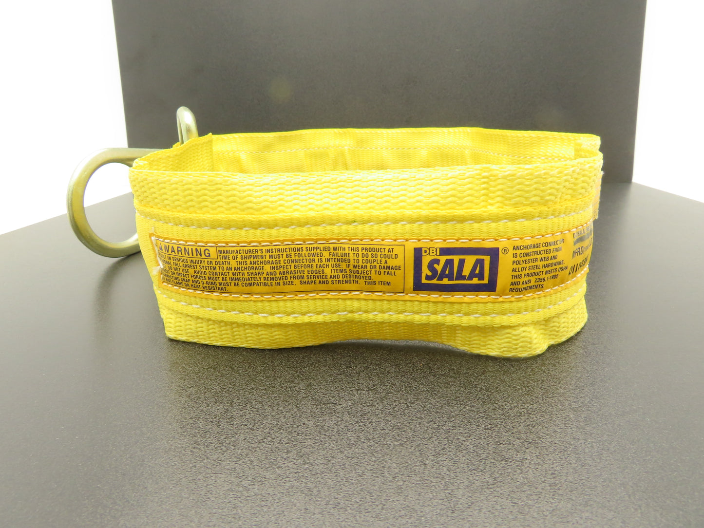 DBI Sala 1003000 Web Tie-Off Adaptor Cross Arm Strap D-Rings 3'L  Lot of 3