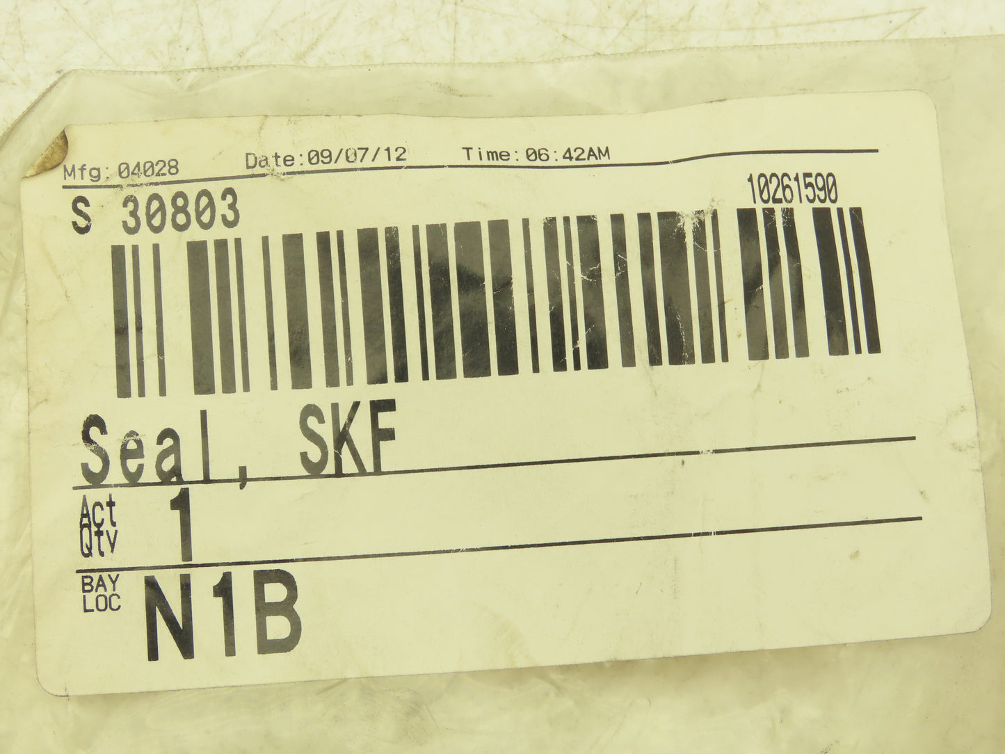 SKF LOR 53 Bearing Seal-Labyrinth 2.93" Shaft Dia 3.56" OD x .68 Width Aluminum