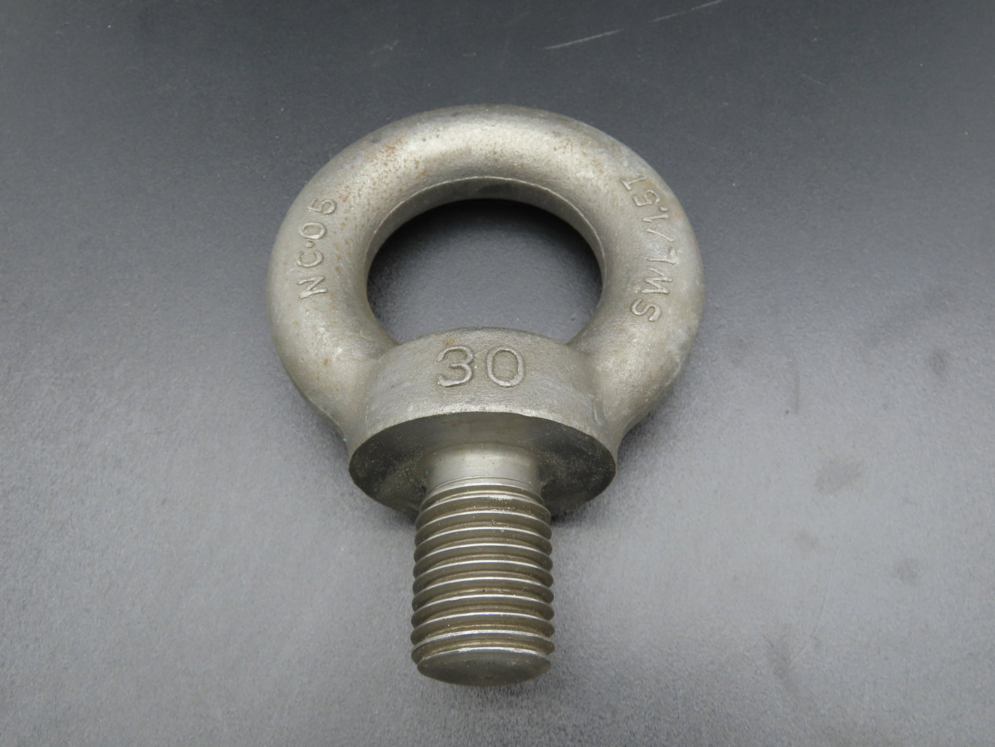SWL 1.5T M30 x 3.5 Metric Shoulder Eye Bolt 45mm Shank NC-05  Lot of 3
