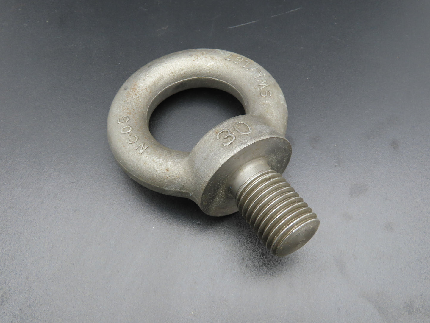SWL 1.5T M30 x 3.5 Metric Shoulder Eye Bolt 45mm Shank NC-05  Lot of 3