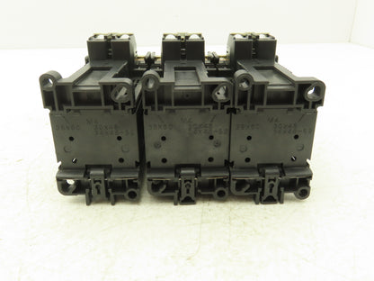 Fuji Electric SH-4/G Contactor Relay 600VAC 1.2A 24VDC Coil 4NO Lot of 3