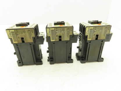 Fuji Electric SH-4/G Contactor Relay 600VAC 1.2A 24VDC Coil 4NO Lot of 3