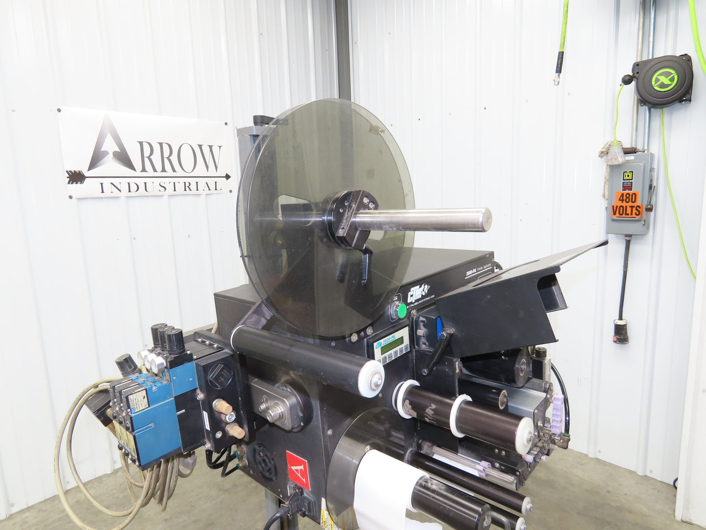 CTM 3600-PA High Speed Label Applicator SATO Thermal Printer Mobile