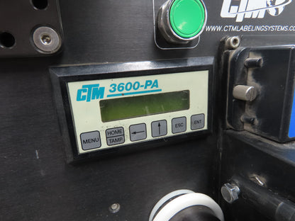 CTM 3600-PA High Speed Label Applicator SATO Thermal Printer Mobile