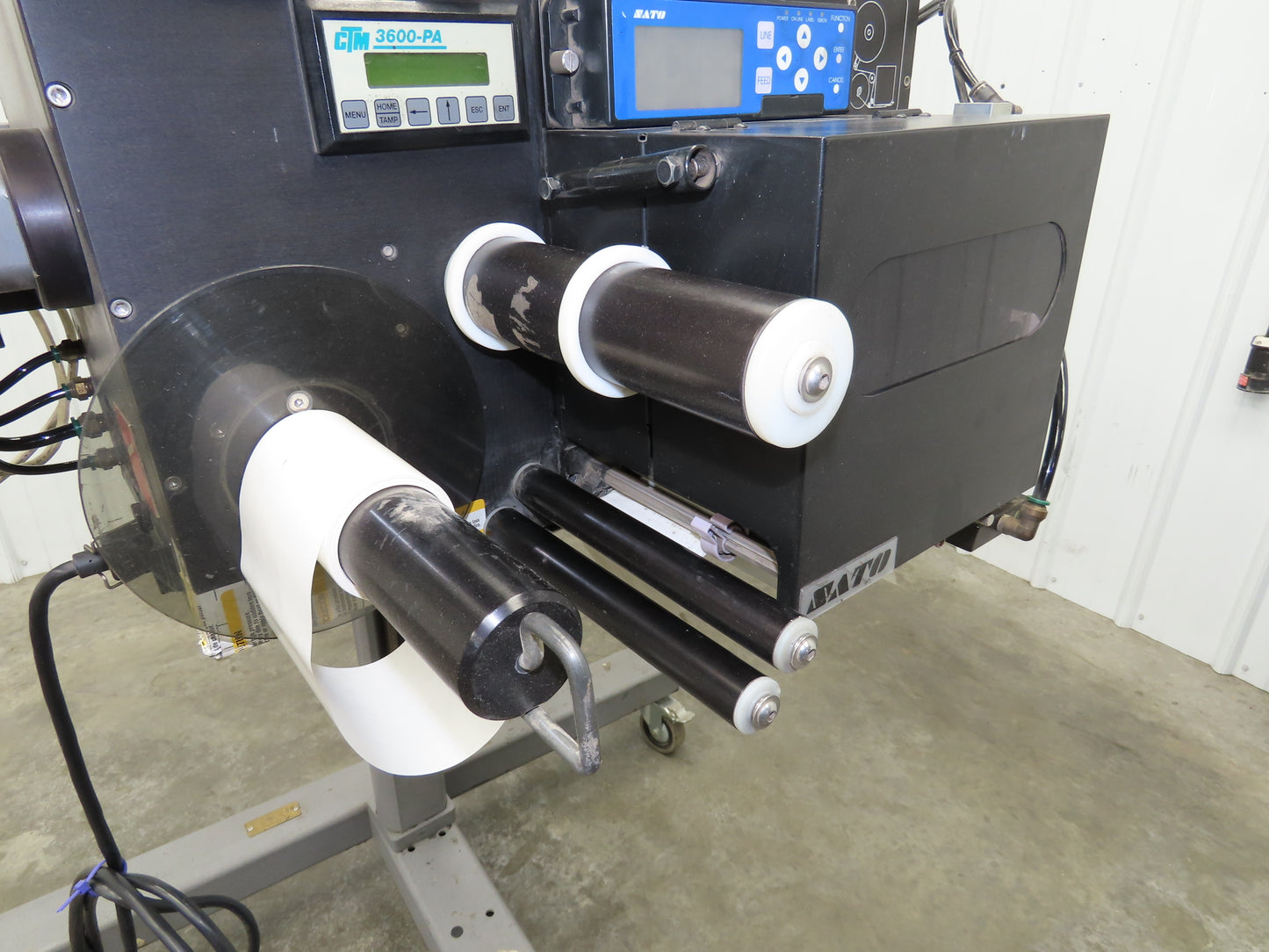 CTM 3600-PA High Speed Label Applicator SATO Thermal Printer Mobile