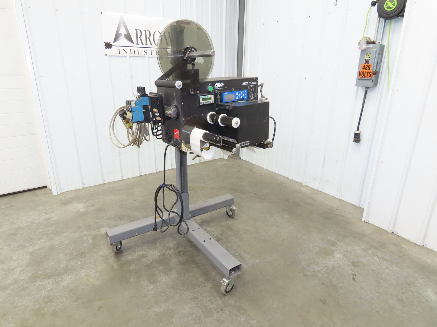 CTM 3600-PA High Speed Label Applicator SATO Thermal Printer Mobile