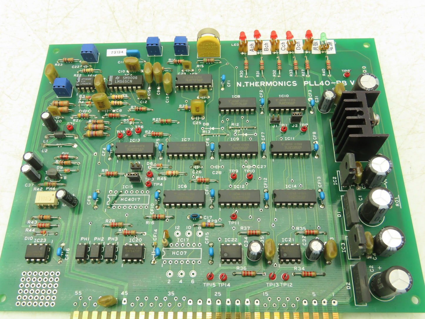N Thermonics PLL40-PB V.I.I Printed Circuit Control Board PCB