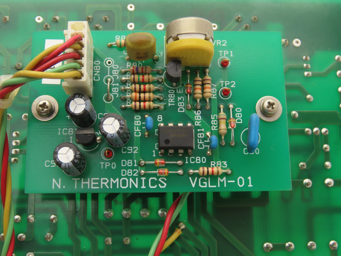 N Thermonics TCP-02D Printed Circuit Control Board PCB VGLM-01 & IGLM-01