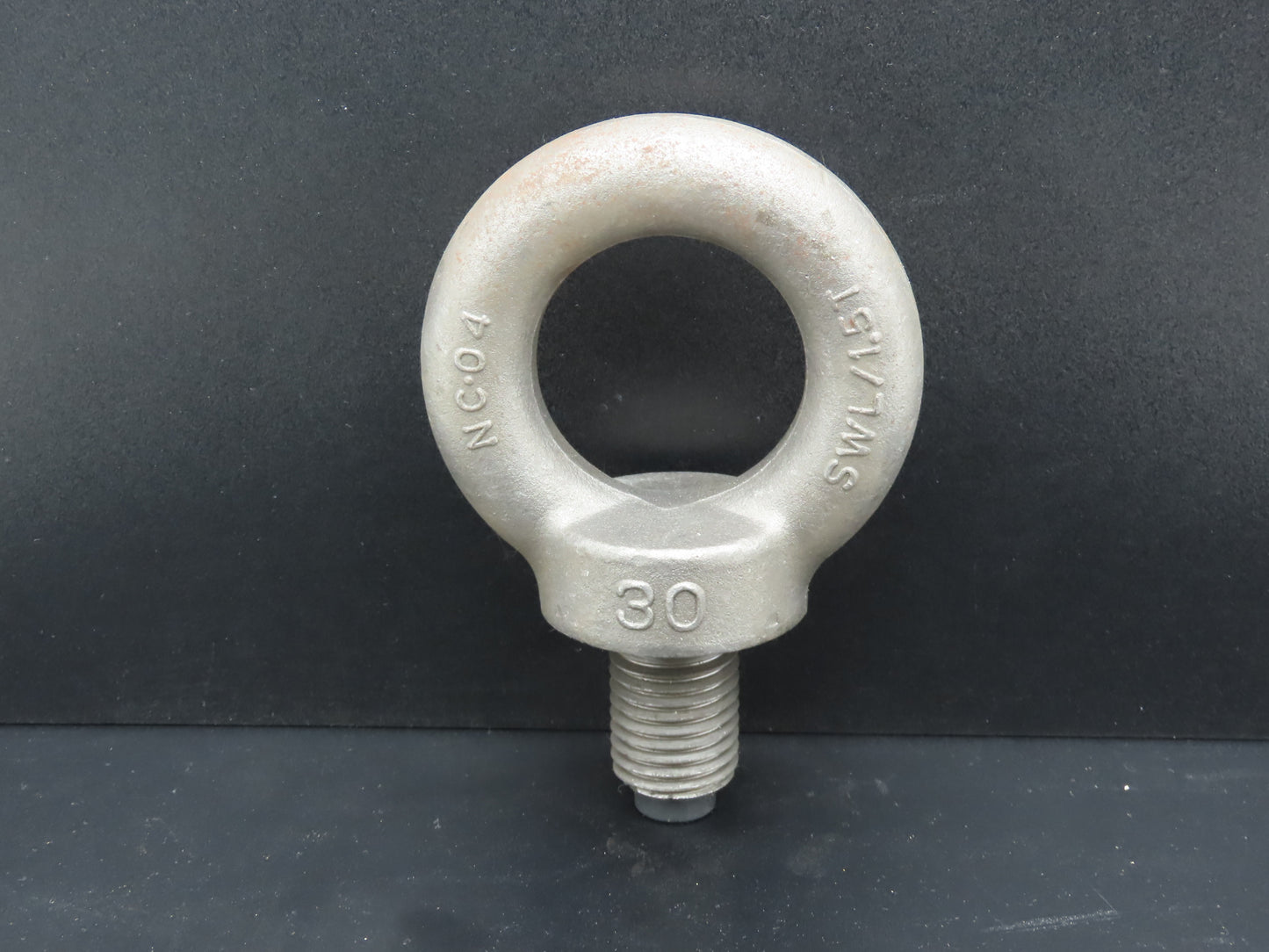 SWL 1.5T M30 x 3.5 Metric Shoulder Eye Bolt 45mm Shank NC-04  Lot of 3