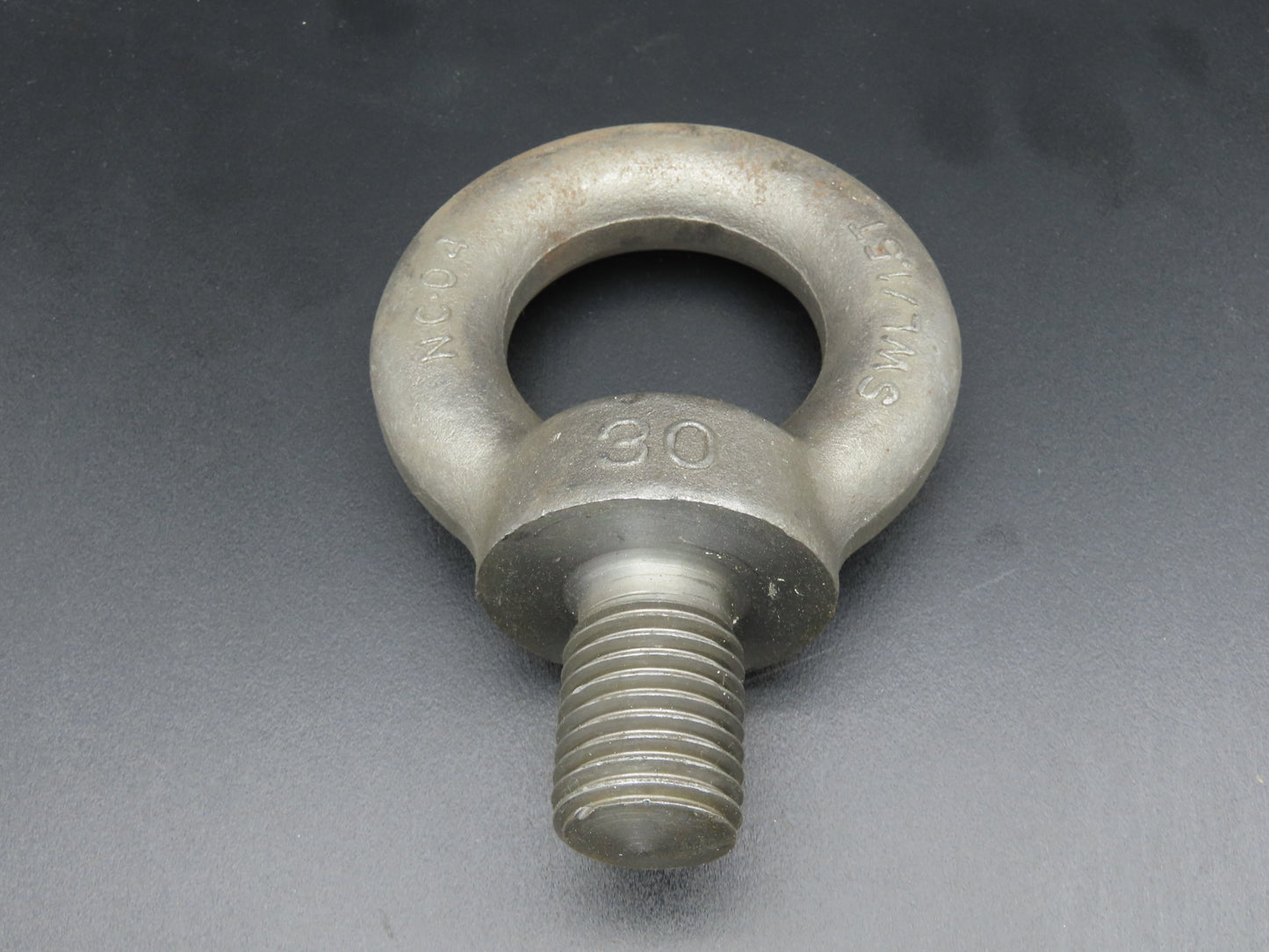 SWL 1.5T M30 x 3.5 Metric Shoulder Eye Bolt 45mm Shank NC-04  Lot of 3