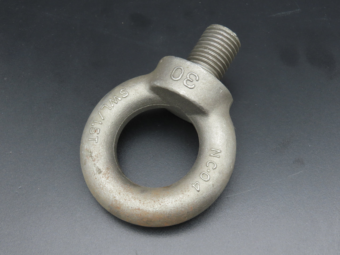 SWL 1.5T M30 x 3.5 Metric Shoulder Eye Bolt 45mm Shank NC-04  Lot of 3