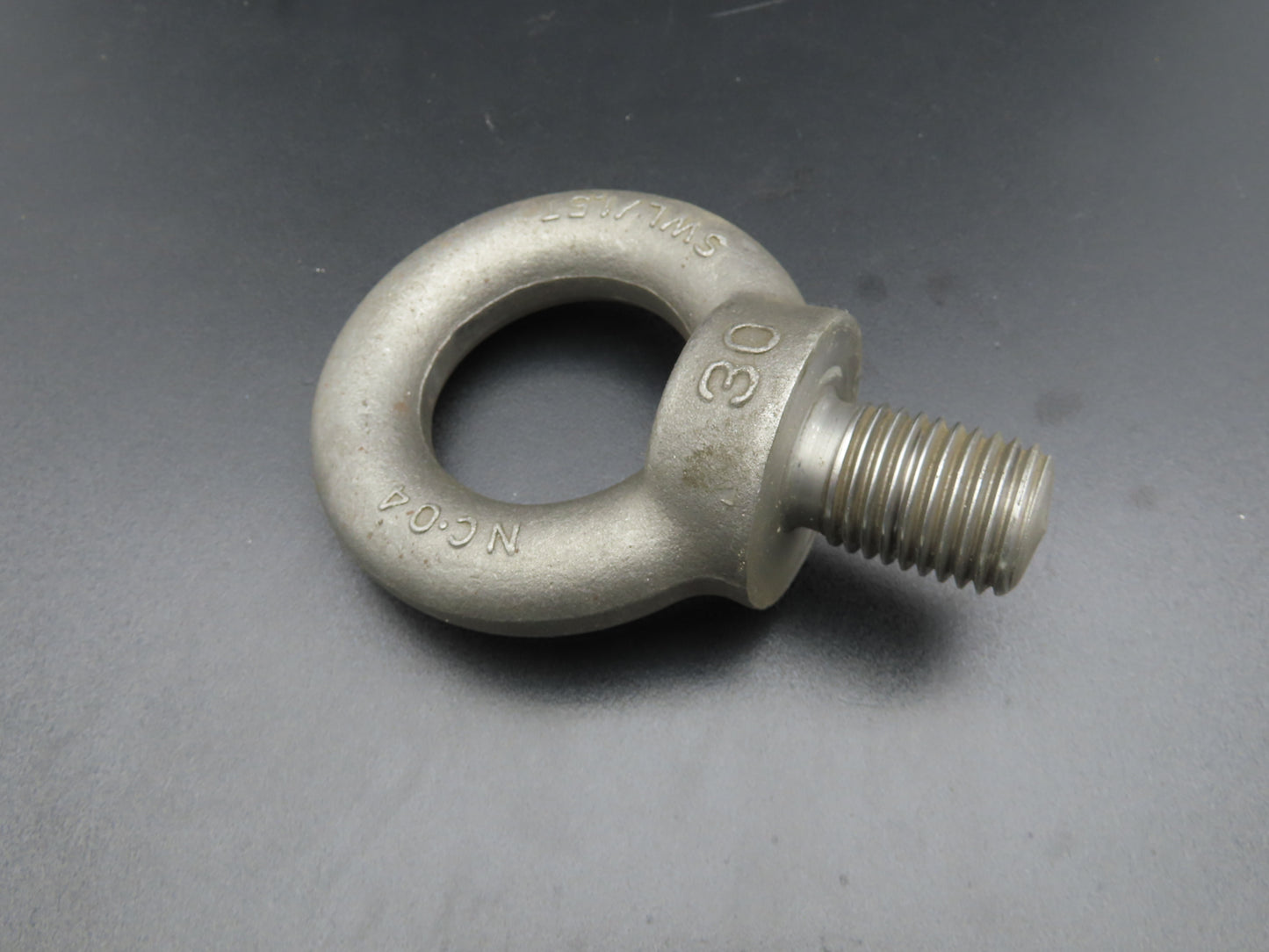 SWL 1.5T M30 x 3.5 Metric Shoulder Eye Bolt 45mm Shank NC-04  Lot of 3