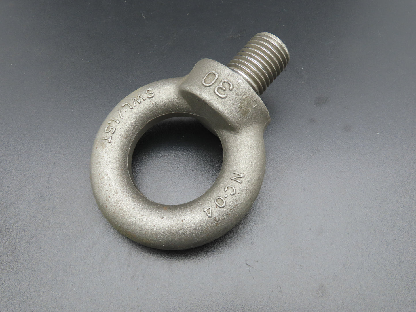 SWL 1.5T M30 x 3.5 Metric Shoulder Eye Bolt 45mm Shank NC-04  Lot of 3