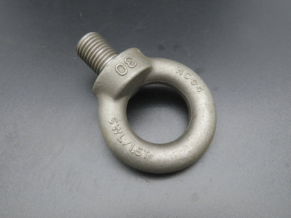 SWL 1.5T M30 x 3.5 Metric Shoulder Eye Bolt 45mm Shank NC-04  Lot of 3