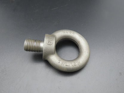 SWL 1.5T M30 x 3.5 Metric Shoulder Eye Bolt 45mm Shank NC-04  Lot of 3