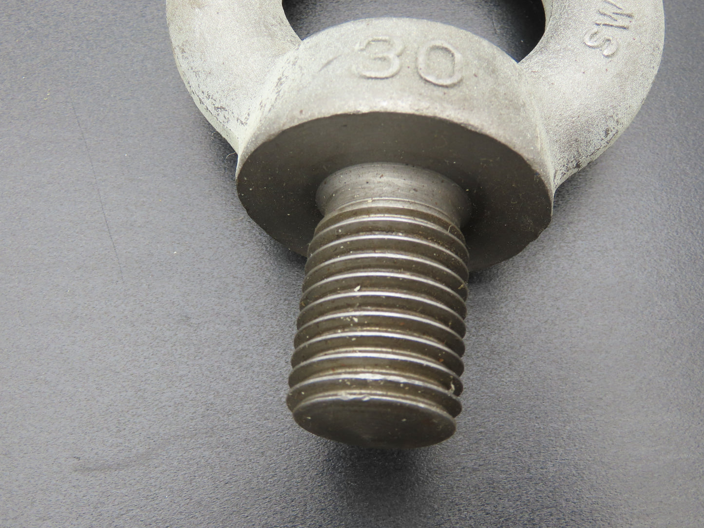 SWL 1.5T M30 x 3.5 Metric Shoulder Eye Bolt 45mm Shank NC-05  Lot of 3