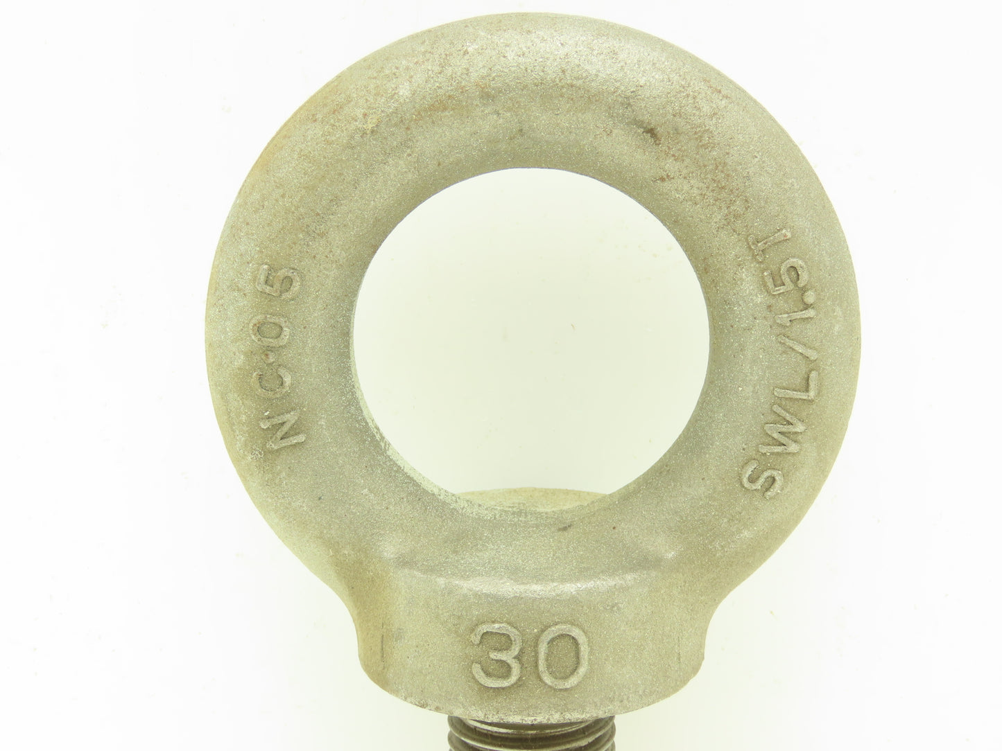 SWL 1.5T M30 x 3.5 Metric Shoulder Eye Bolt 45mm Shank NC-05  Lot of 3