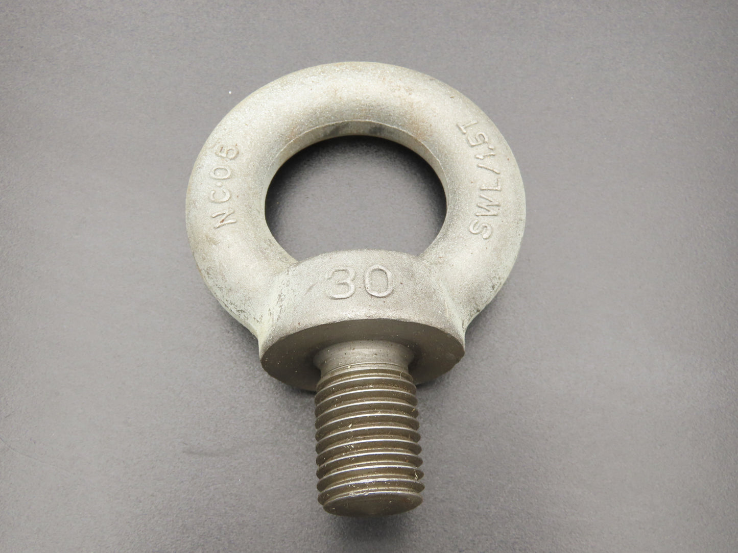 SWL 1.5T M30 x 3.5 Metric Shoulder Eye Bolt 45mm Shank NC-05  Lot of 3