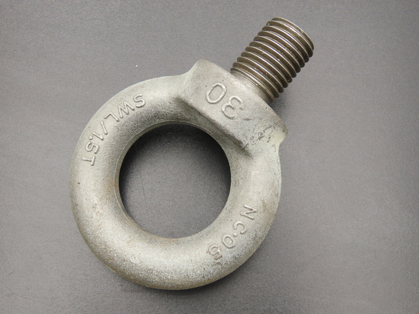 SWL 1.5T M30 x 3.5 Metric Shoulder Eye Bolt 45mm Shank NC-05  Lot of 3