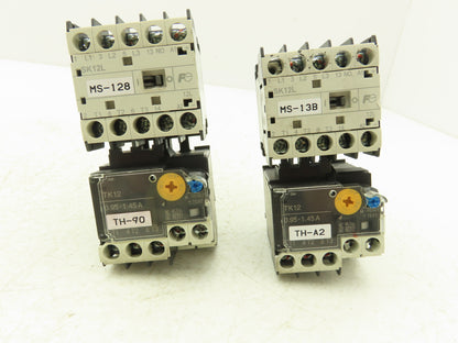 Fuji SK12L Motor Starter Contactor 5.5kW 600V & Overload .95-1.45A Lot of 2
