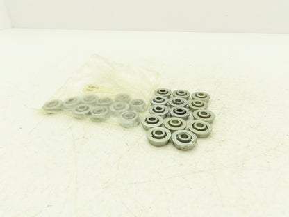 General 31405-01 Single Row Ball Bearing Open 1/4" Bore x 3/4"OD Lot of 24
