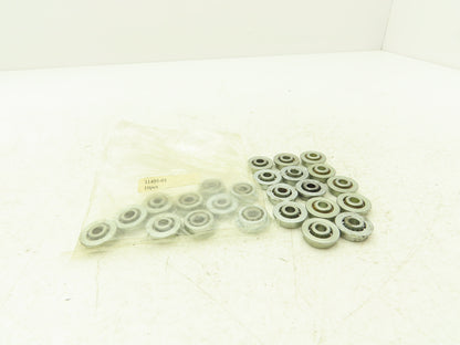 General 31405-01 Single Row Ball Bearing Open 1/4" Bore x 3/4"OD Lot of 24