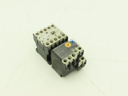 Fuji SK12L Motor Starter Contactor 5.5kW 600V & Overload 0.8-1.2A Lot of 2