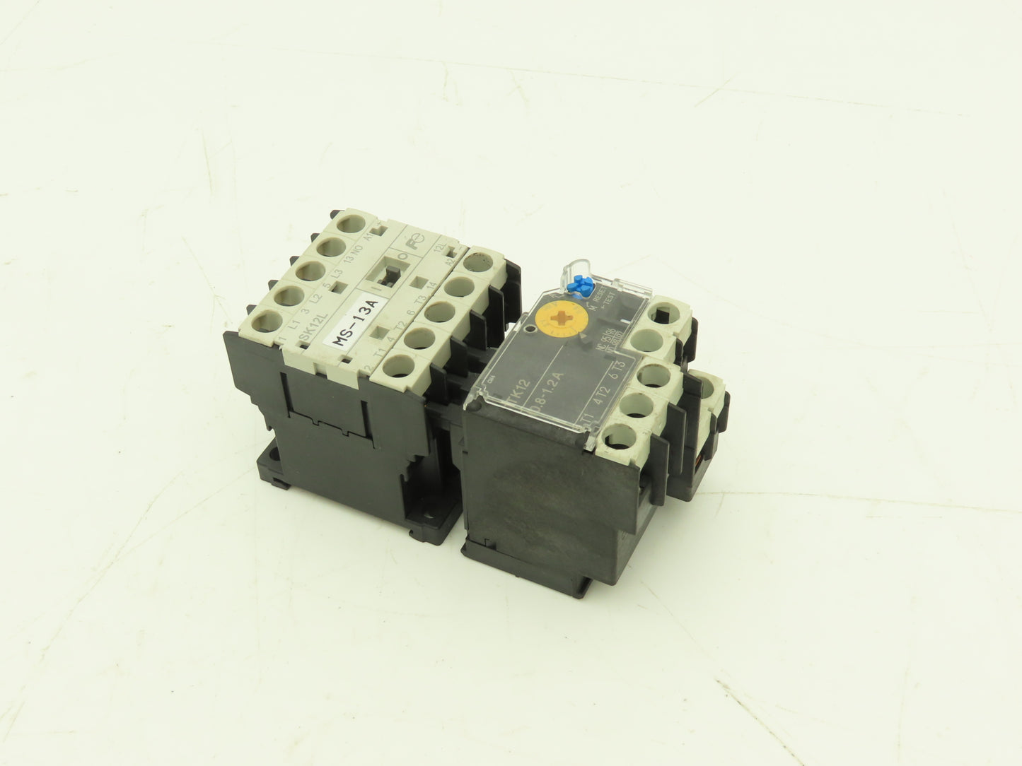 Fuji SK12L Motor Starter Contactor 5.5kW 600V & Overload 0.8-1.2A Lot of 2