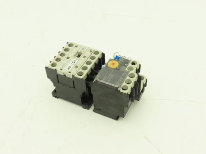Fuji SK12L Motor Starter Contactor 5.5kW 600V & Overload 0.8-1.2A Lot of 2