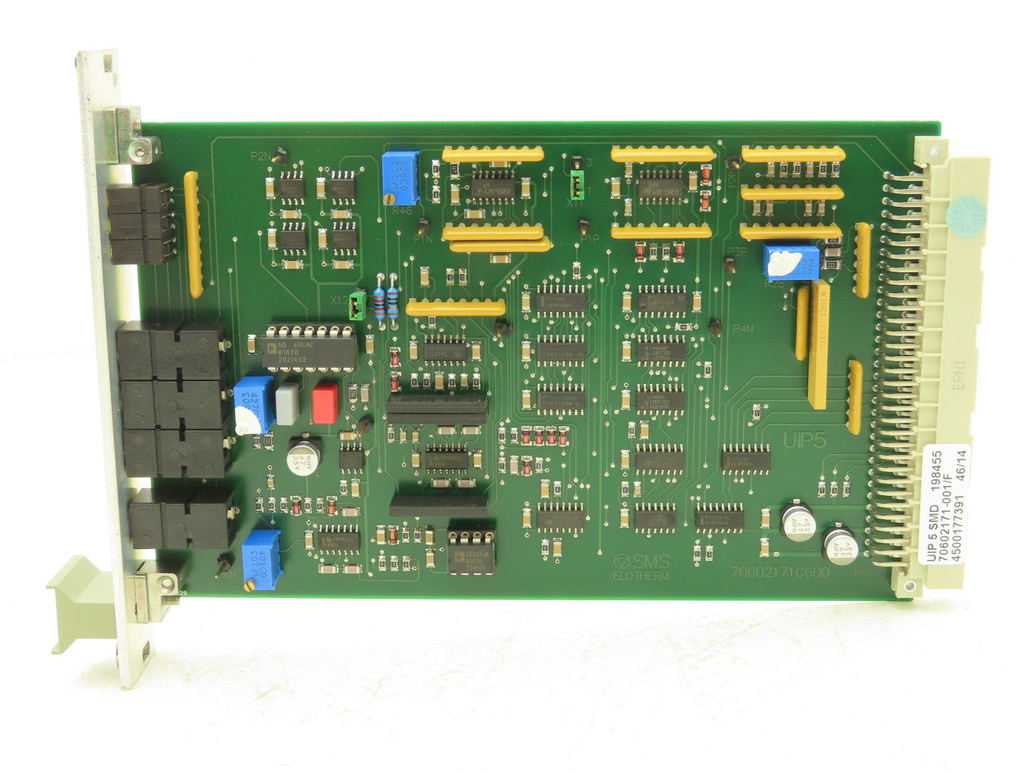 SMS Elotherm UIP 5 SMD Printed Circuit Control Board PCB Card 70602171-001/F