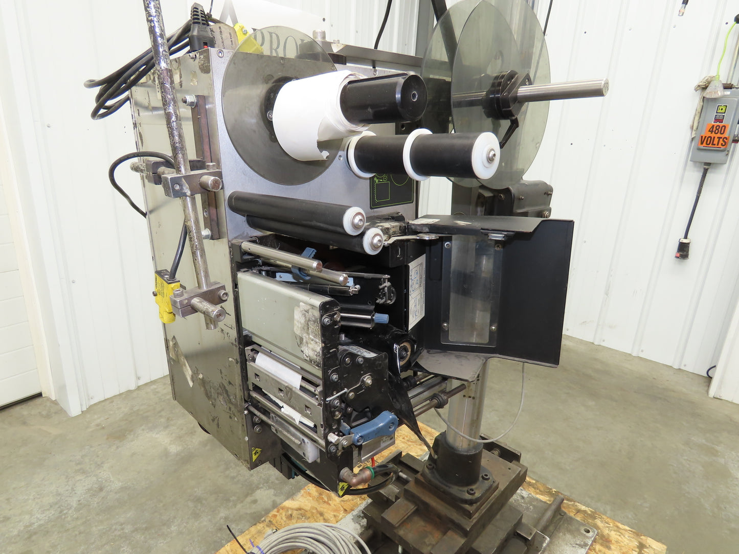 CTM 3600A-S84-EX High Speed Label Applicator SATO Thermal Printer Slide Stand