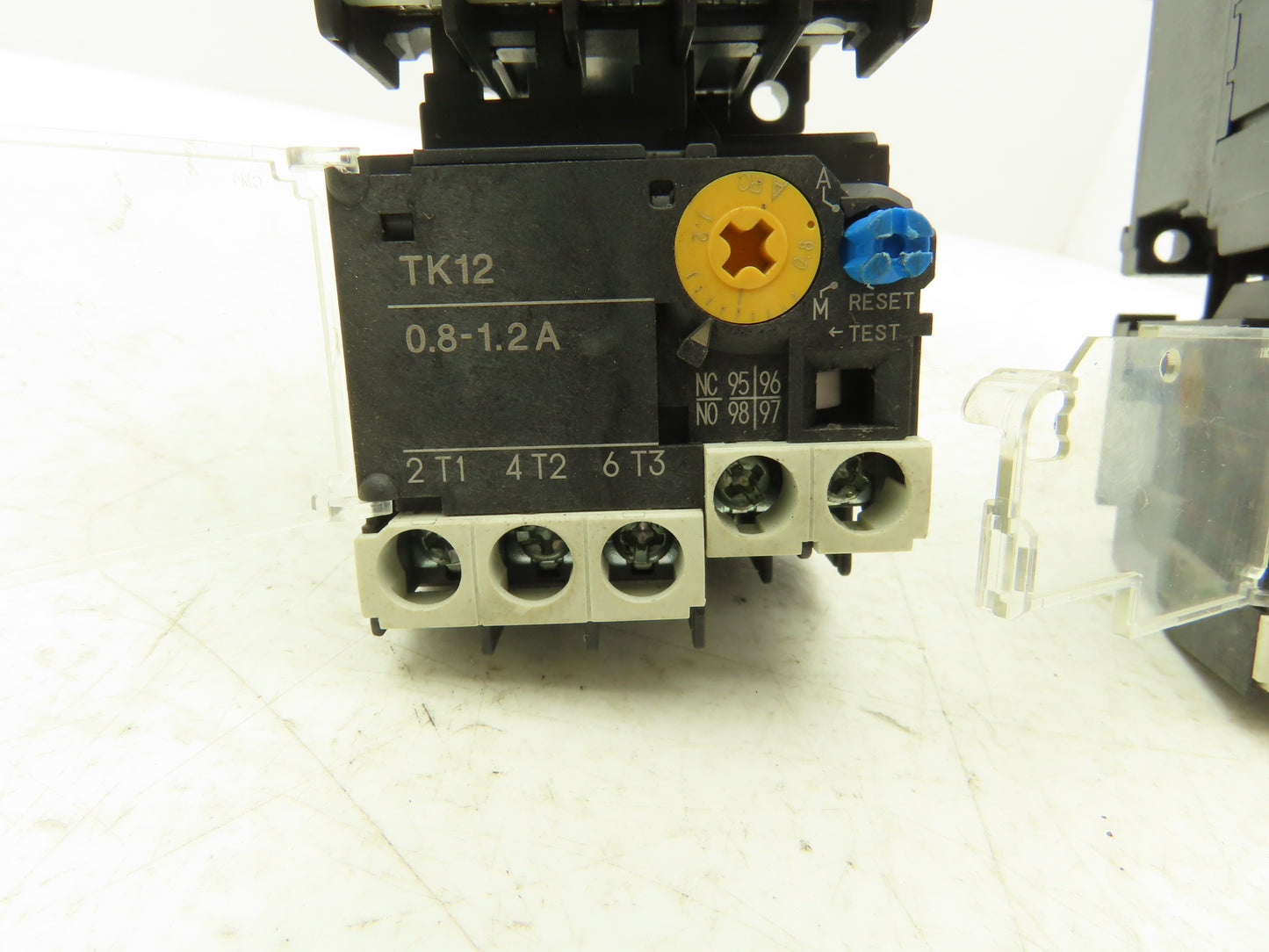 Fuji SK12L Motor Starter Contactor 5.5kW 600V & Overload 0.8-1.2A Lot of 2