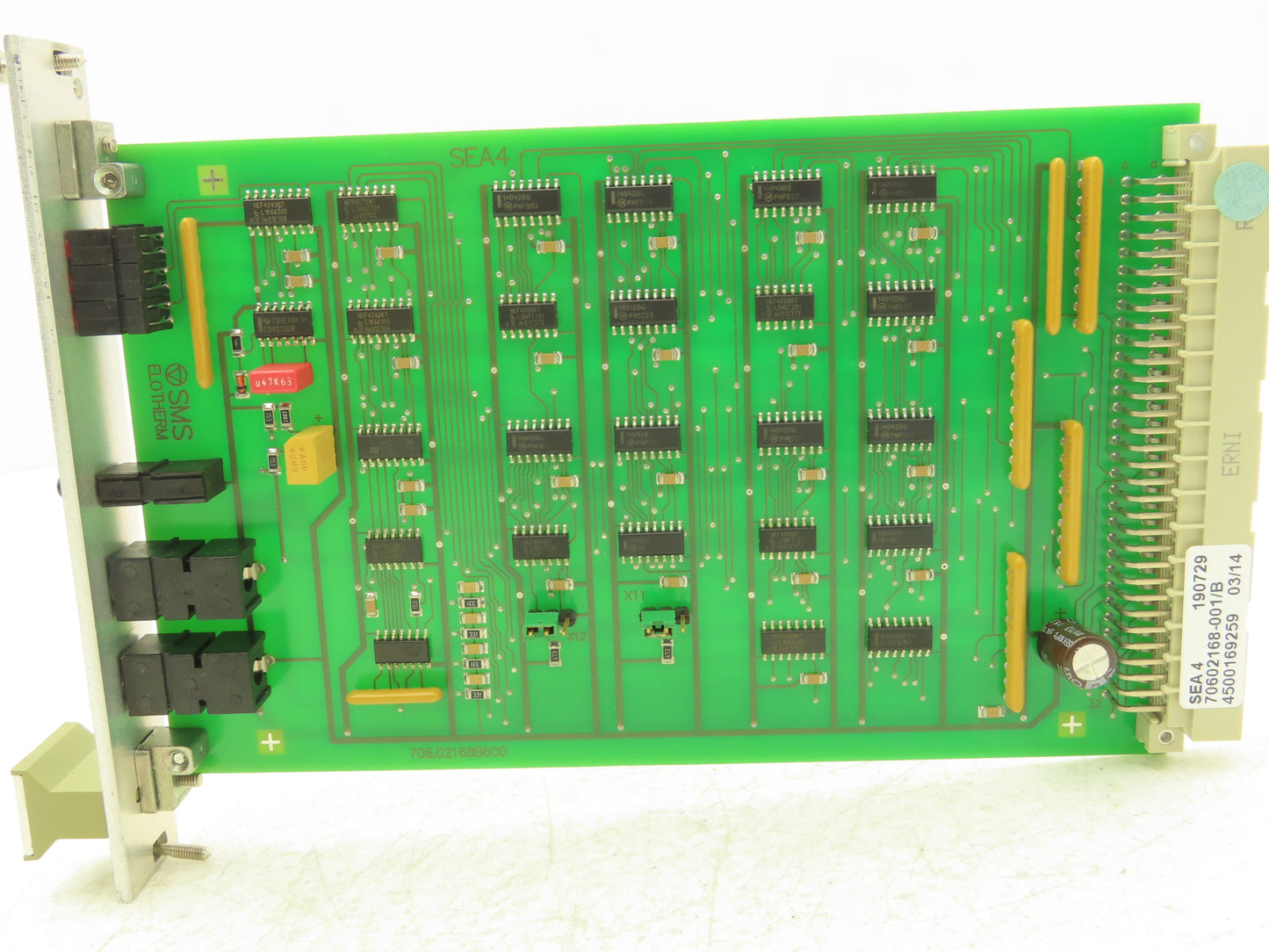 SMS Elotherm SEA 4 Printed Circuit Control Board PCB Card 70602168-001/B