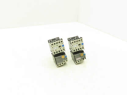 Fuji SK12L Motor Starter Contactor 5.5kW 600V & Overload 1.7-2.6A Lot of 2