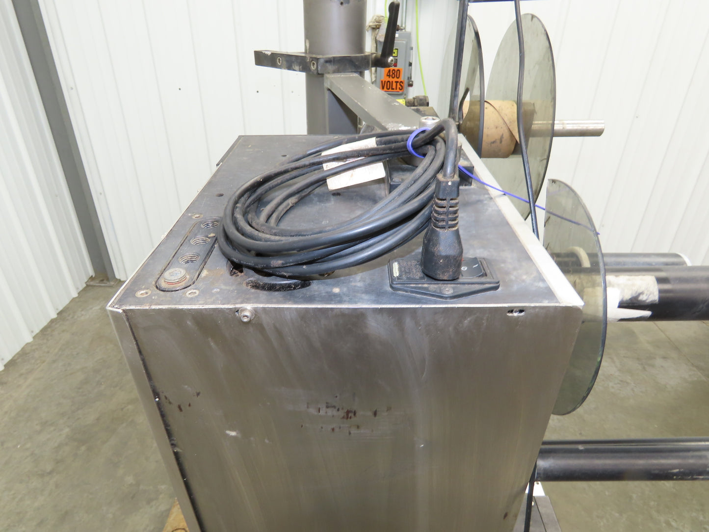 CTM 3600A-S84-EX High Speed Label Applicator No Print Head Slide Stand