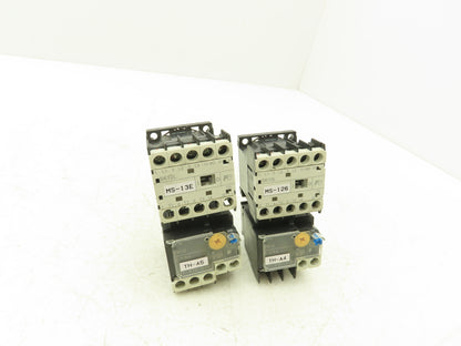 Fuji SK12L Motor Starter Contactor 5.5kW 600V & Overload 5-7.5A Lot of 2