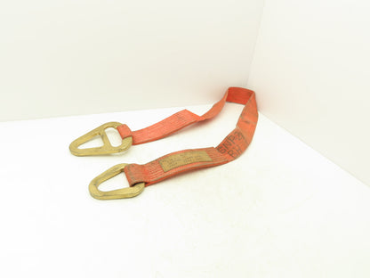 Leschen 3"x 6' Nylon Web Sling Triangle Choker Lifting Strap 3840-9600 Lb