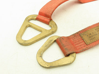 Leschen 3"x 6' Nylon Web Sling Triangle Choker Lifting Strap 3840-9600 Lb